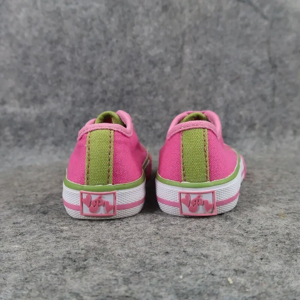 Childrens Place Shoes Baby Toddler 6 Sneakers Canvas Classic Pink Lace Up Casual